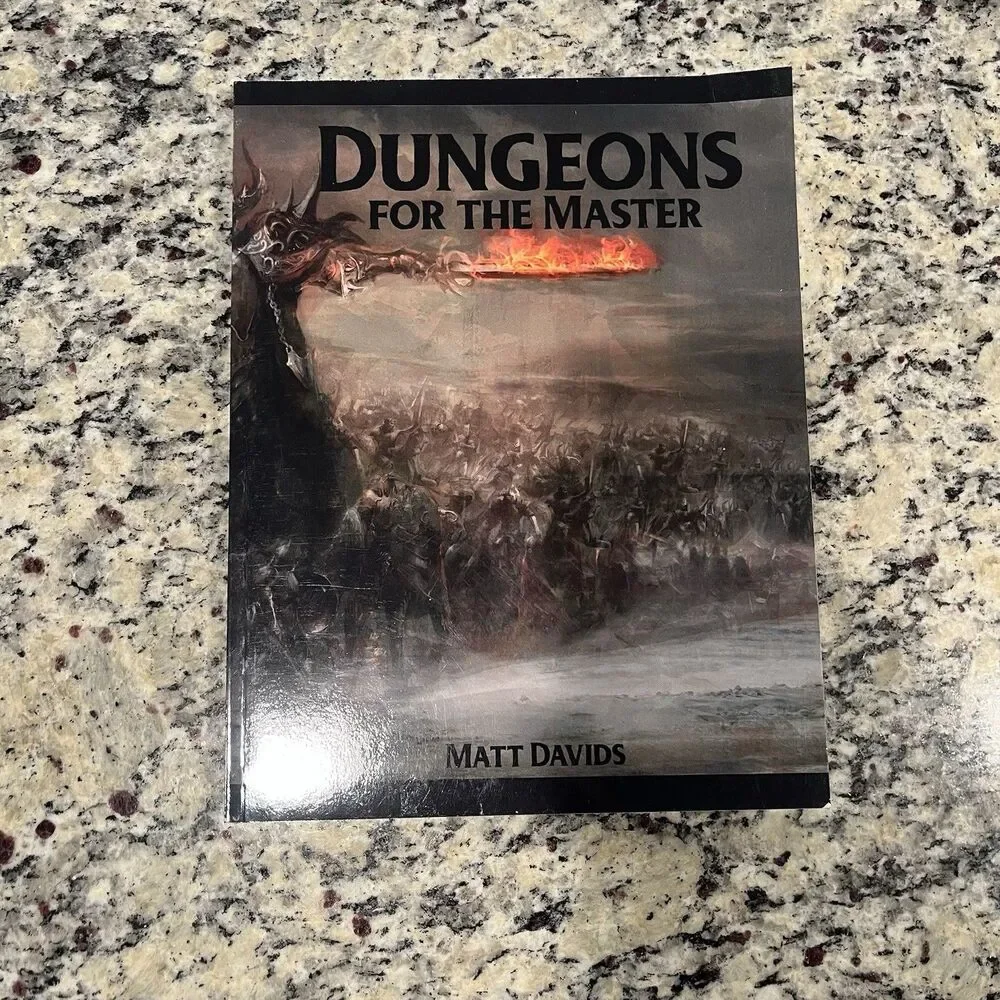 Dungeons for the Master Book Matt Davids D&D Pathfinder 177 Maps 1d100 Table